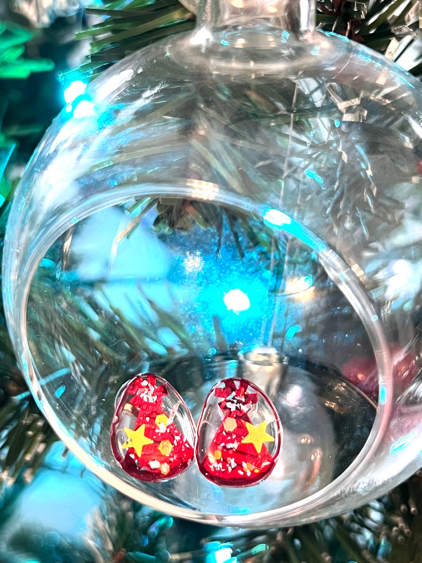 Christmas earrings