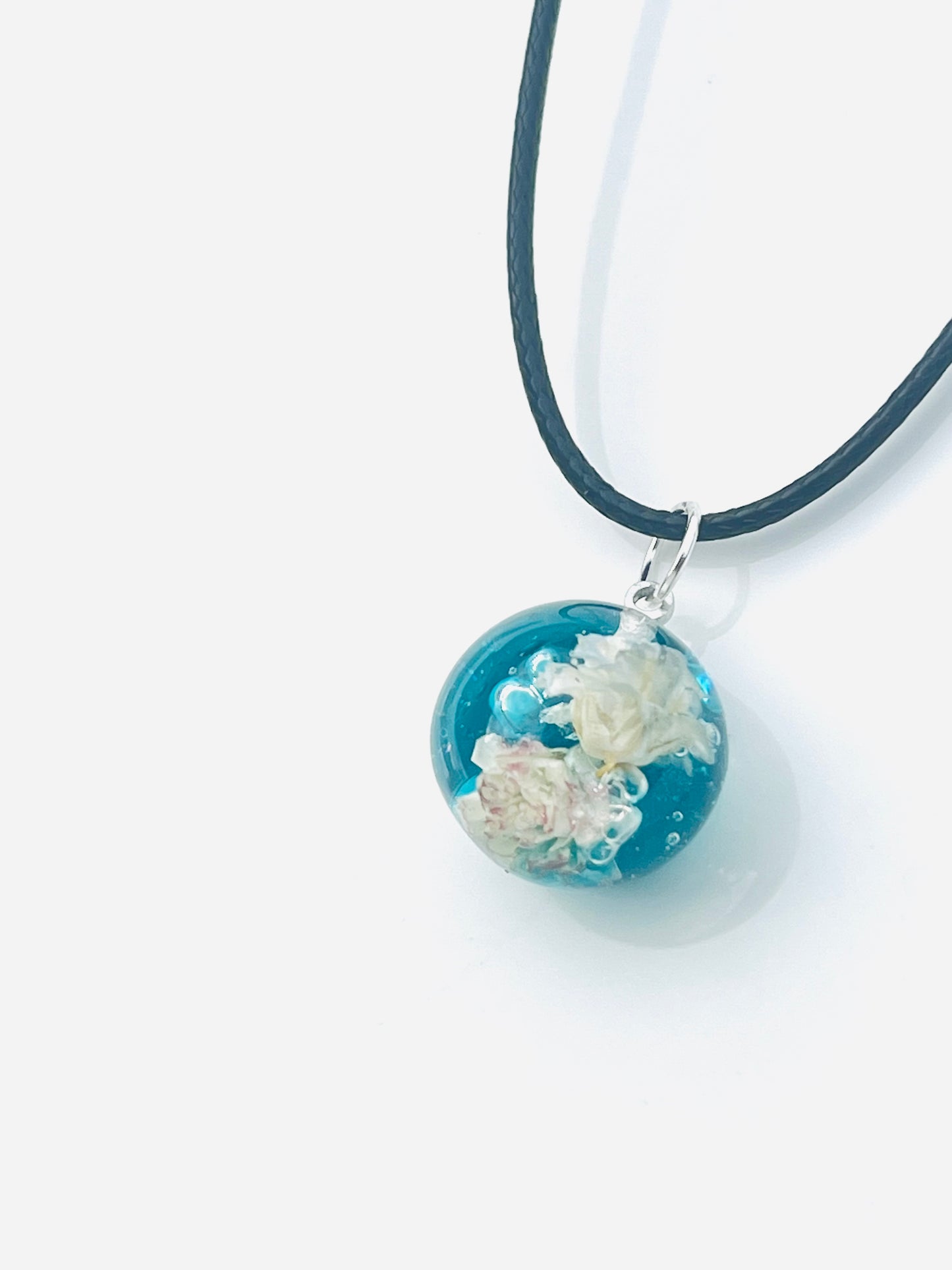 Dry flower in the Green world necklaces