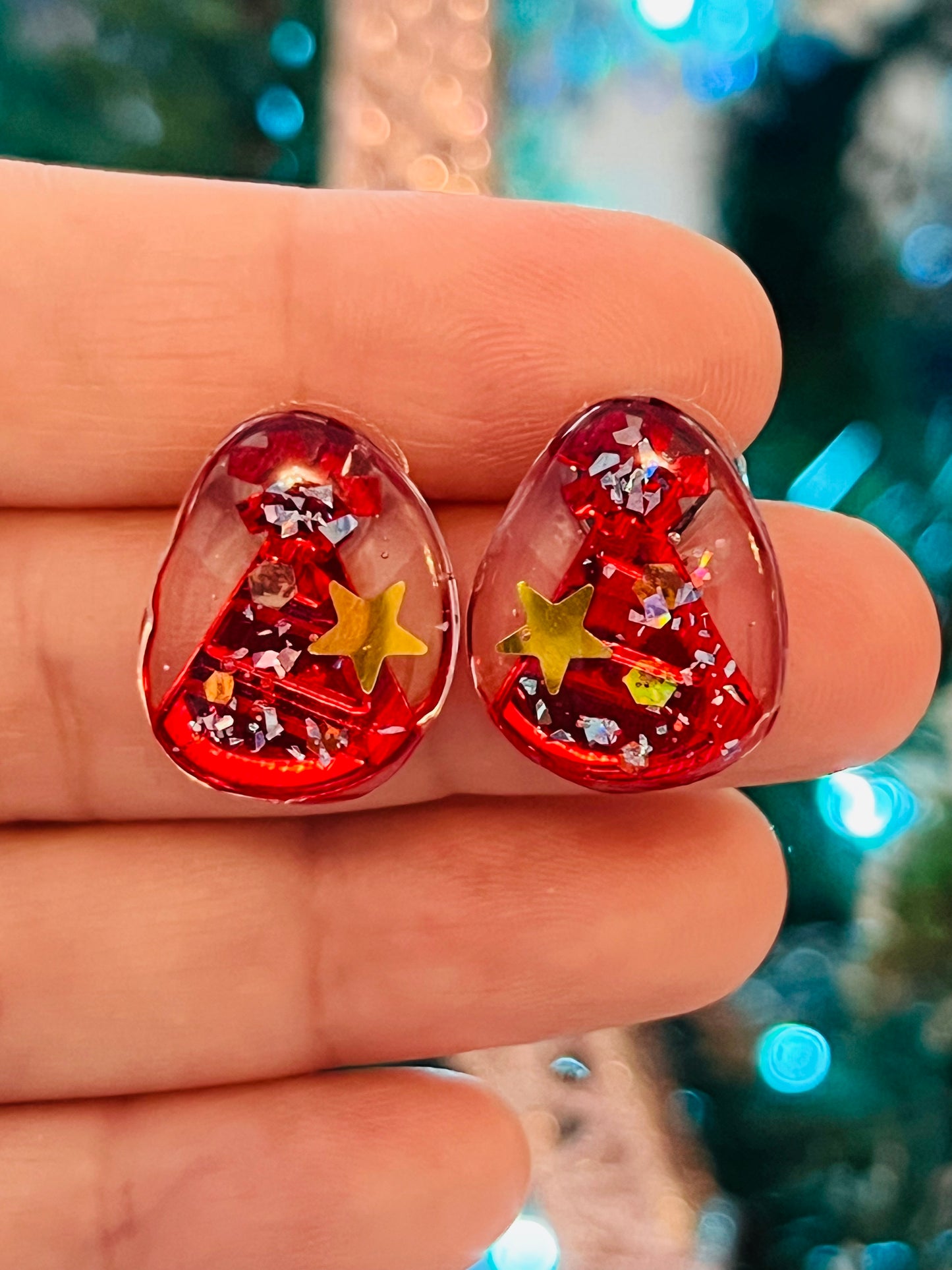 Christmas earrings