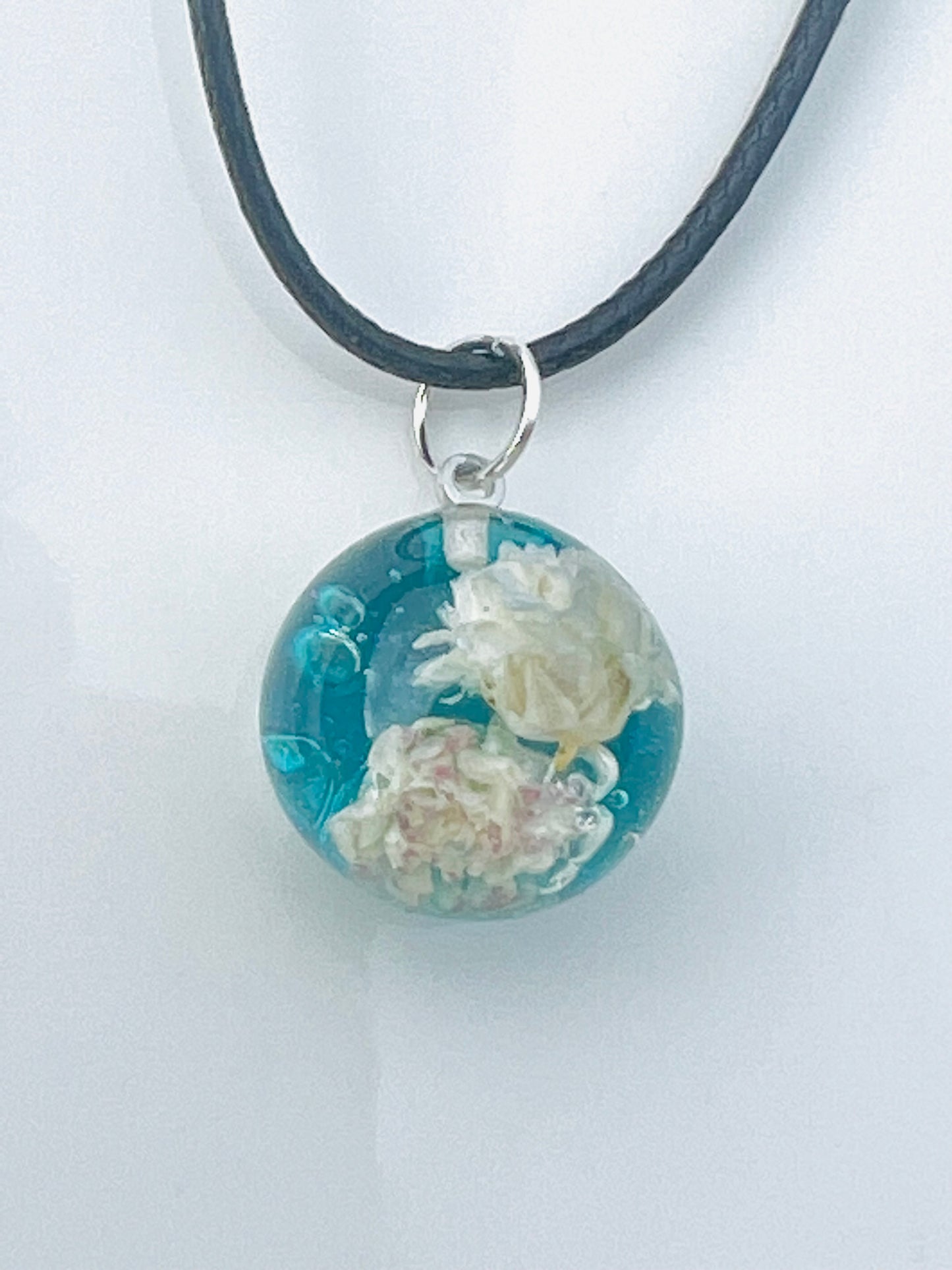 Dry flower in the Green world necklaces