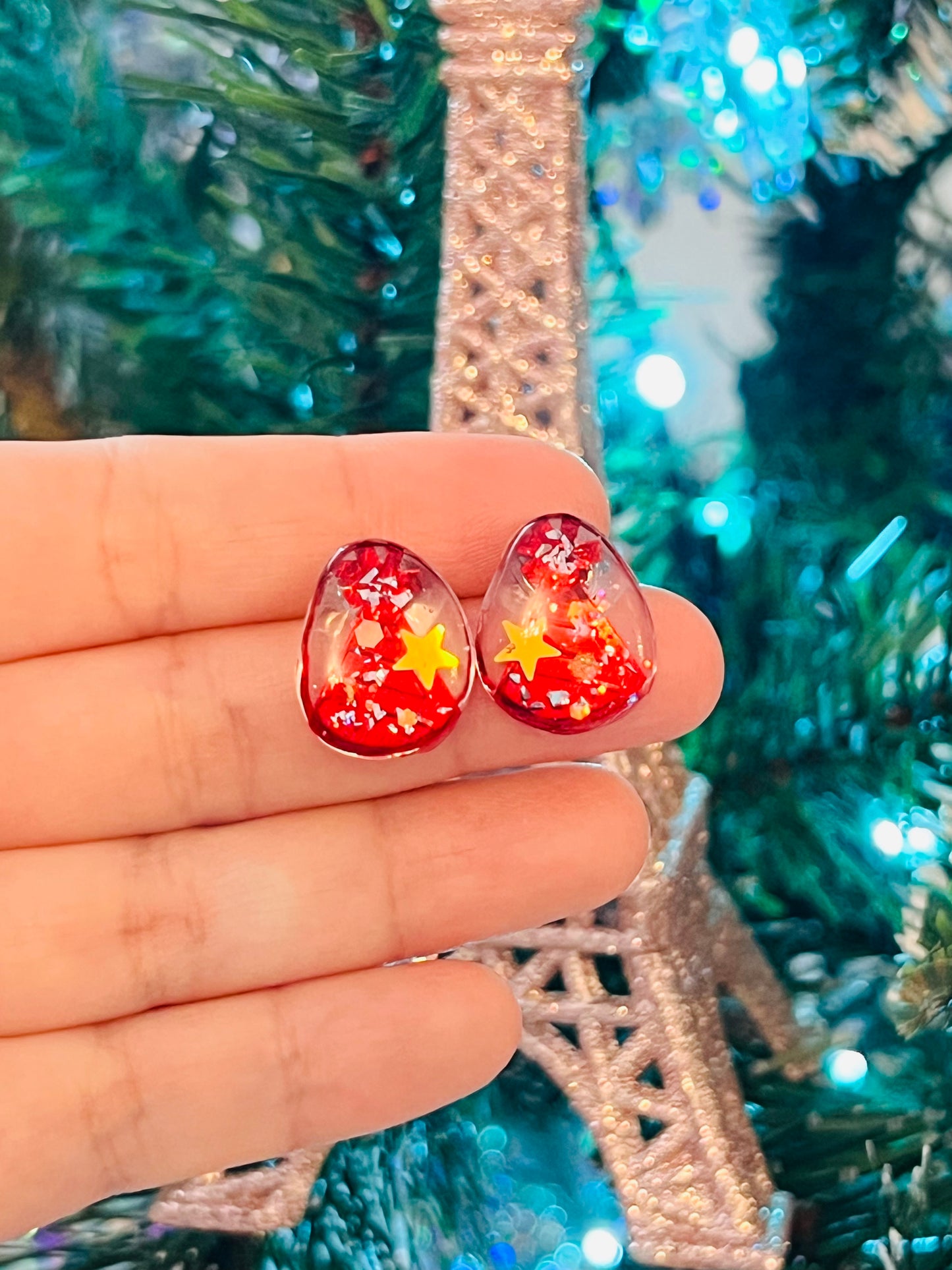 Christmas earrings