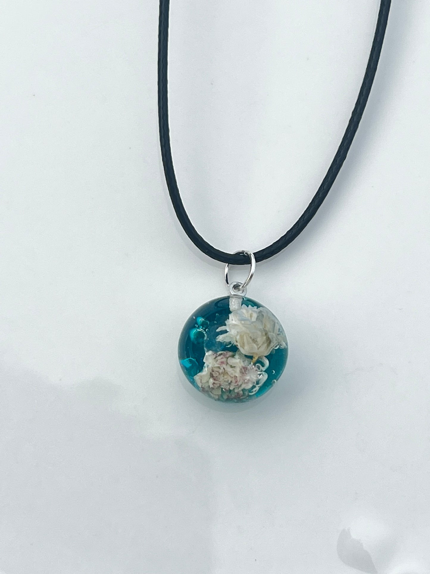 Dry flower in the Green world necklaces