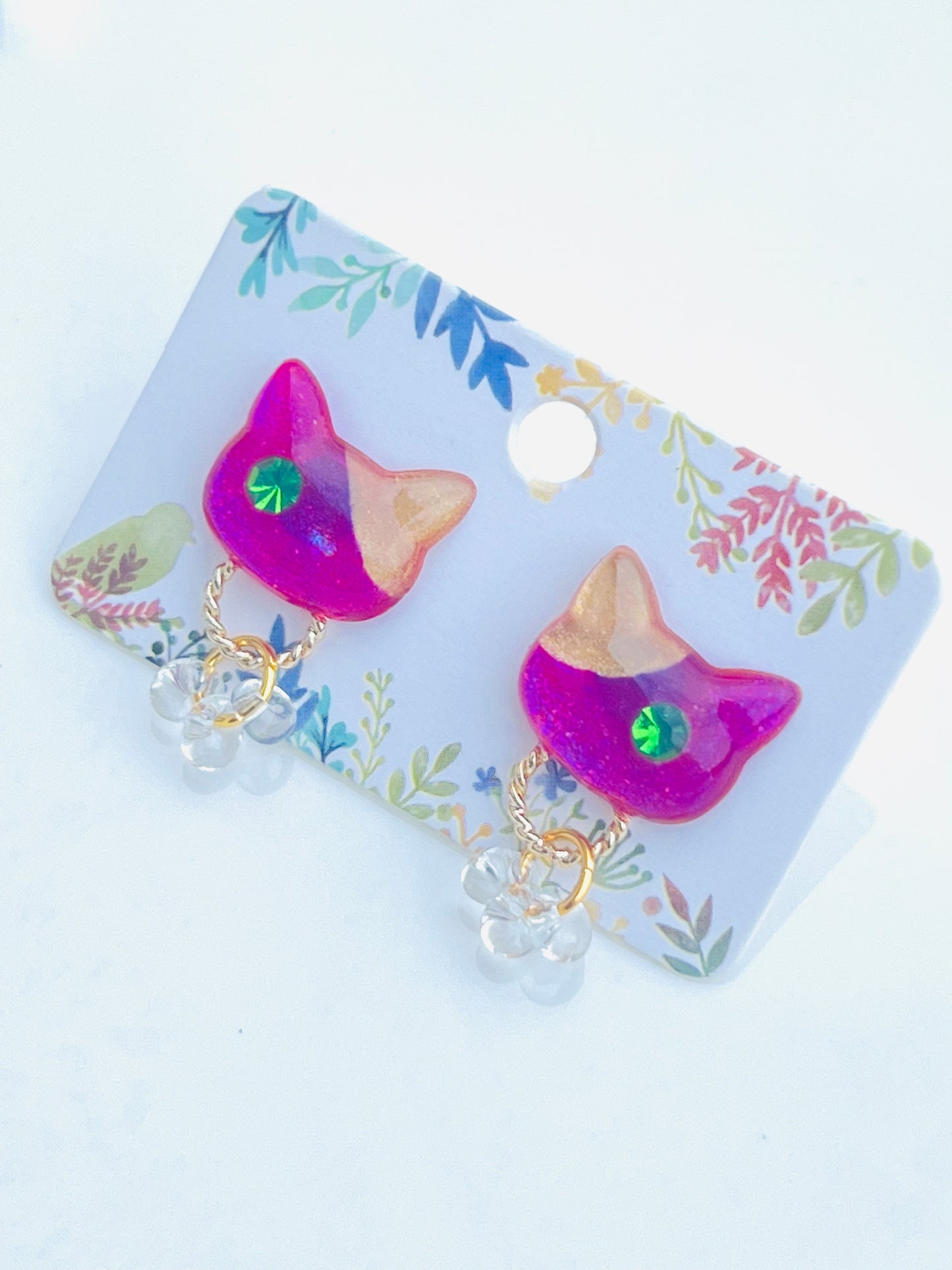 Lovely cat earrings