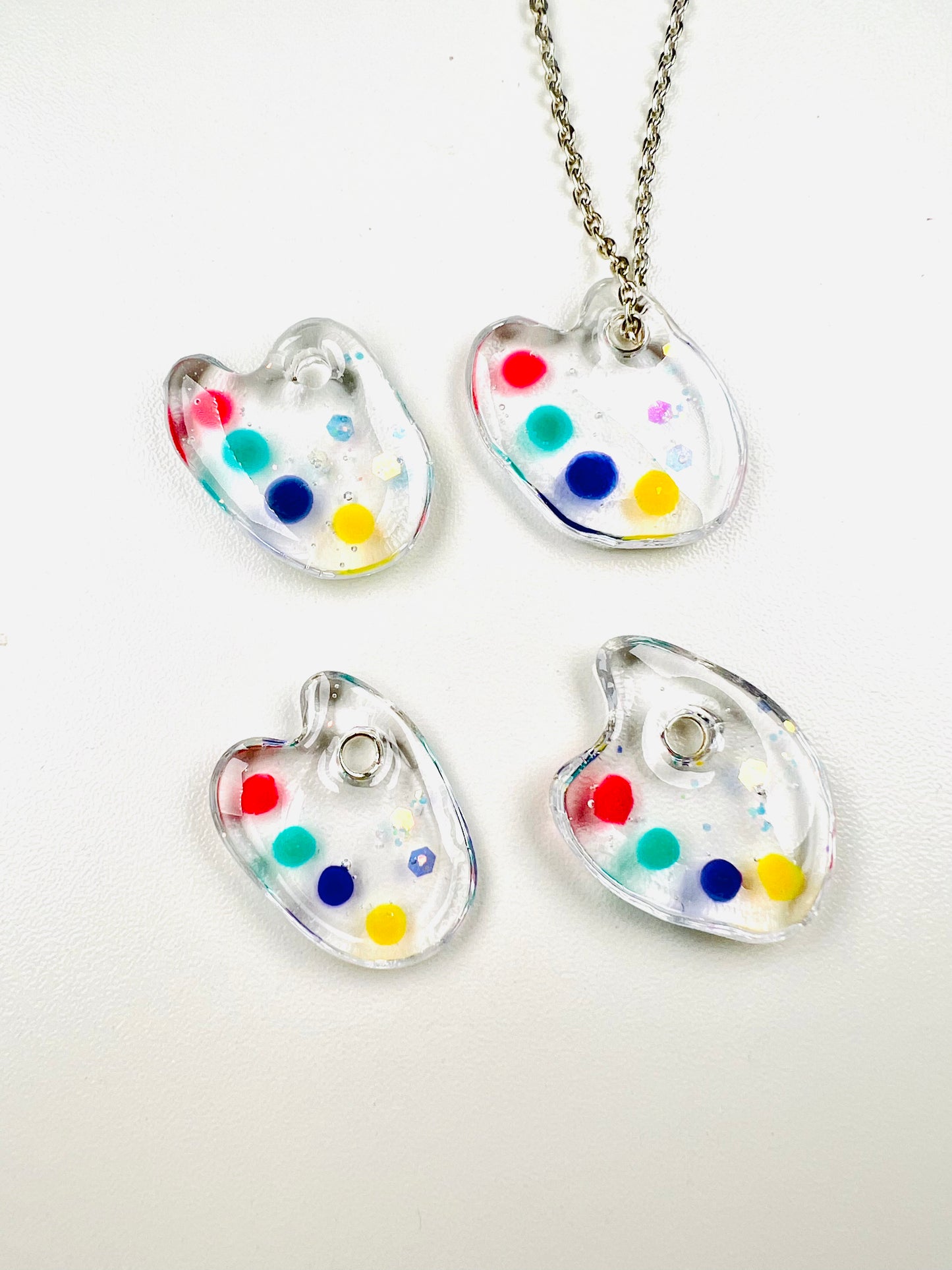 Paint board necklaces