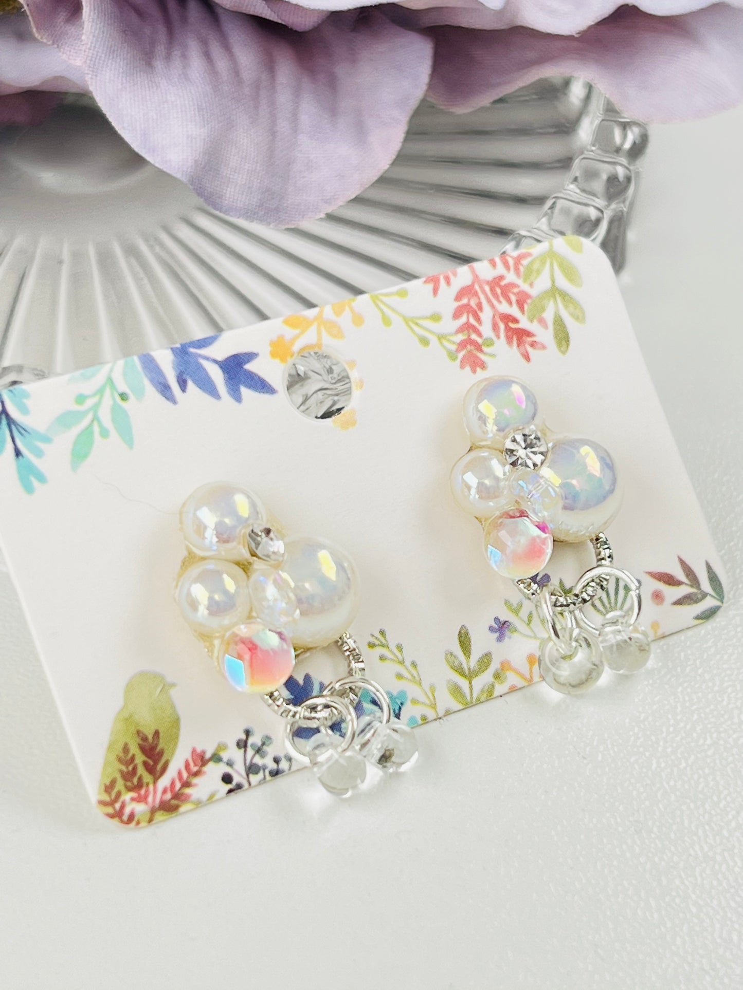 Pearl bubbles earrings