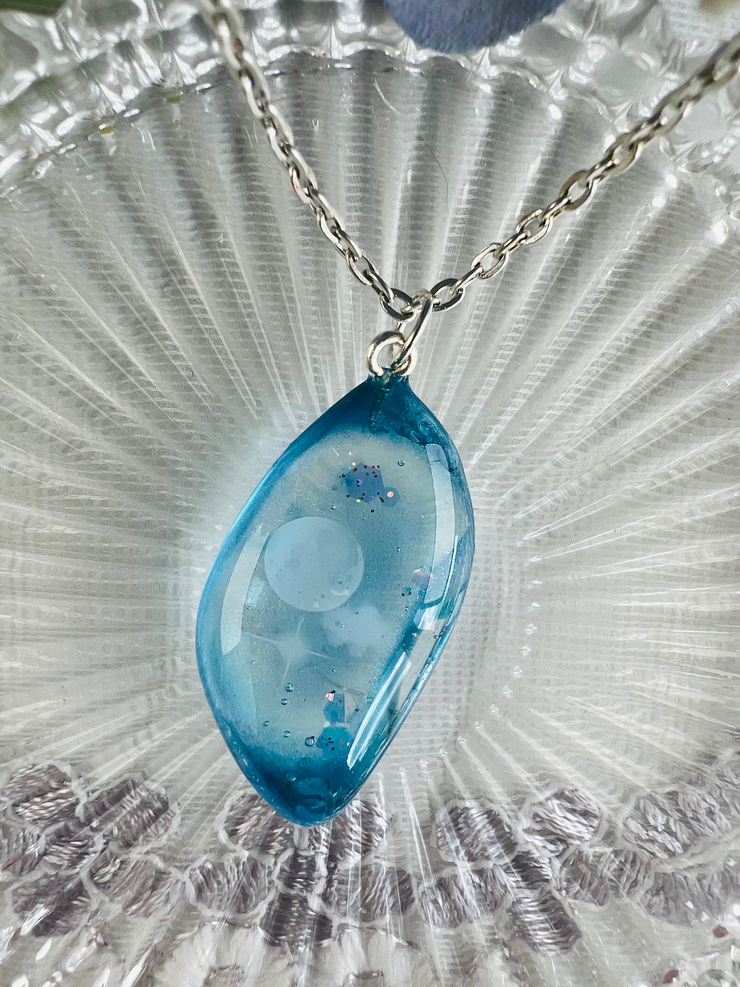 Blue night necklace