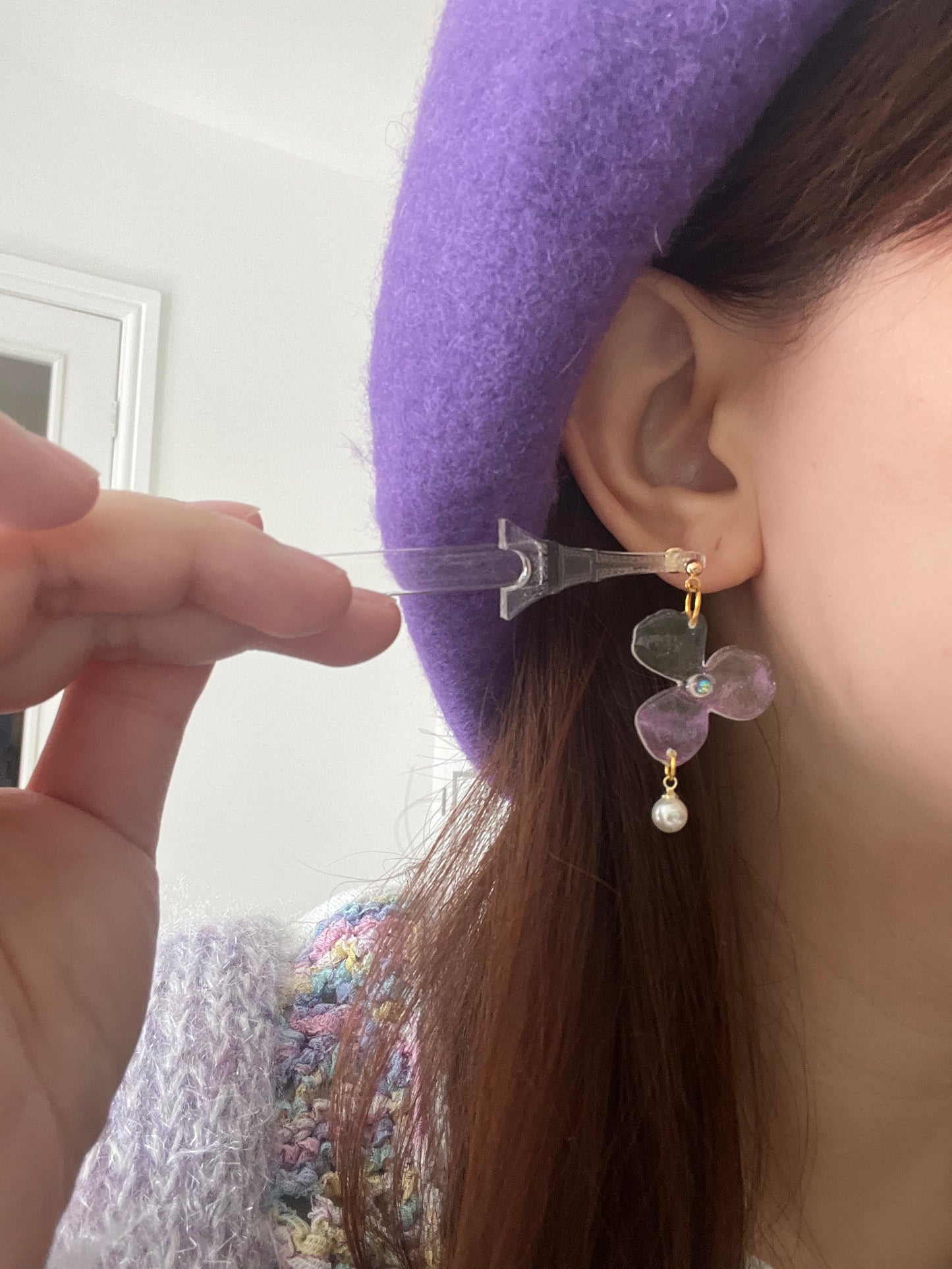 Symphony flower earrings