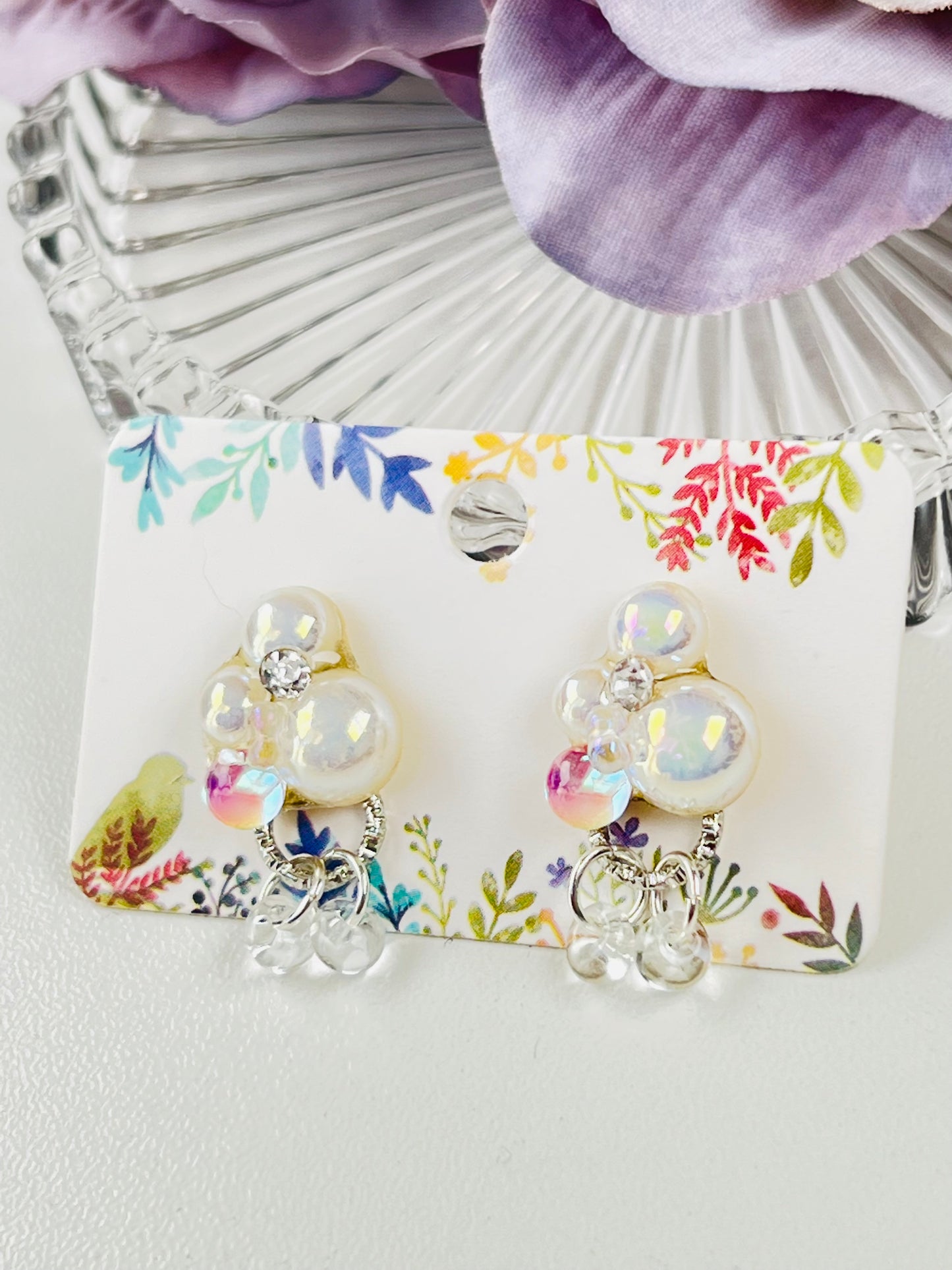 Pearl bubbles earrings