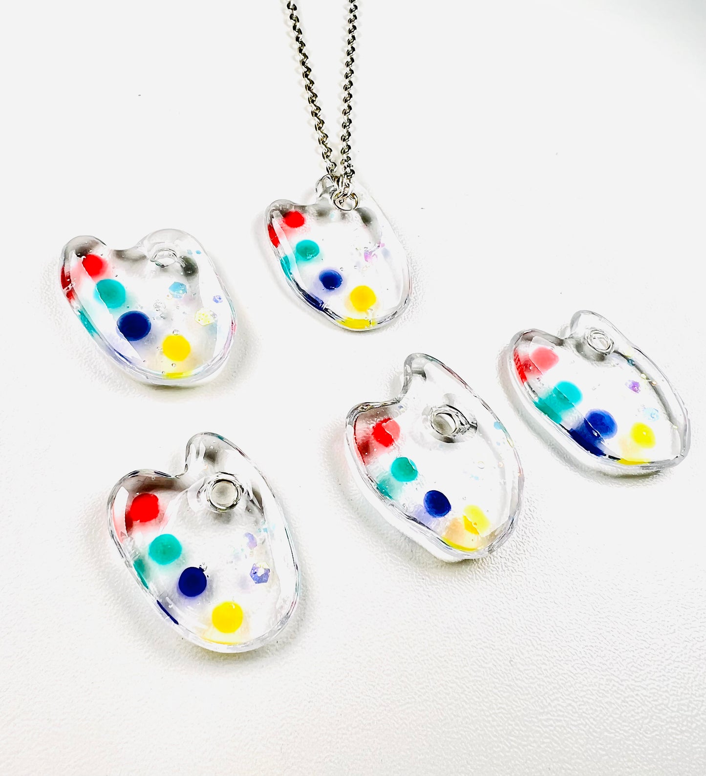 Paint board necklaces