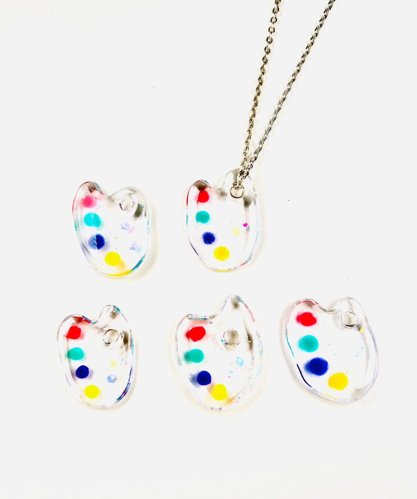 Paint board necklaces