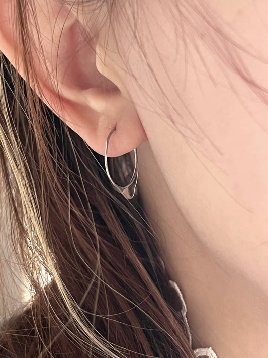 Be water-circle earrings A