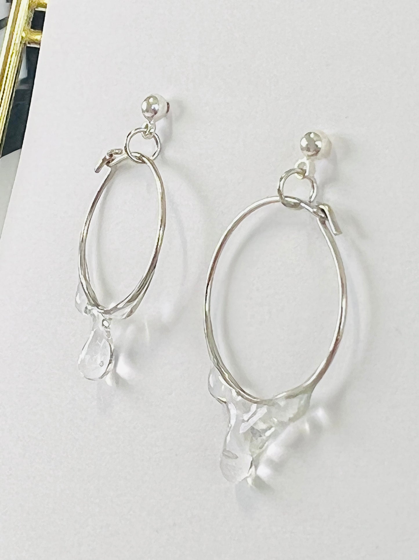 Be water-Water Drop earrings 水滴造型耳環