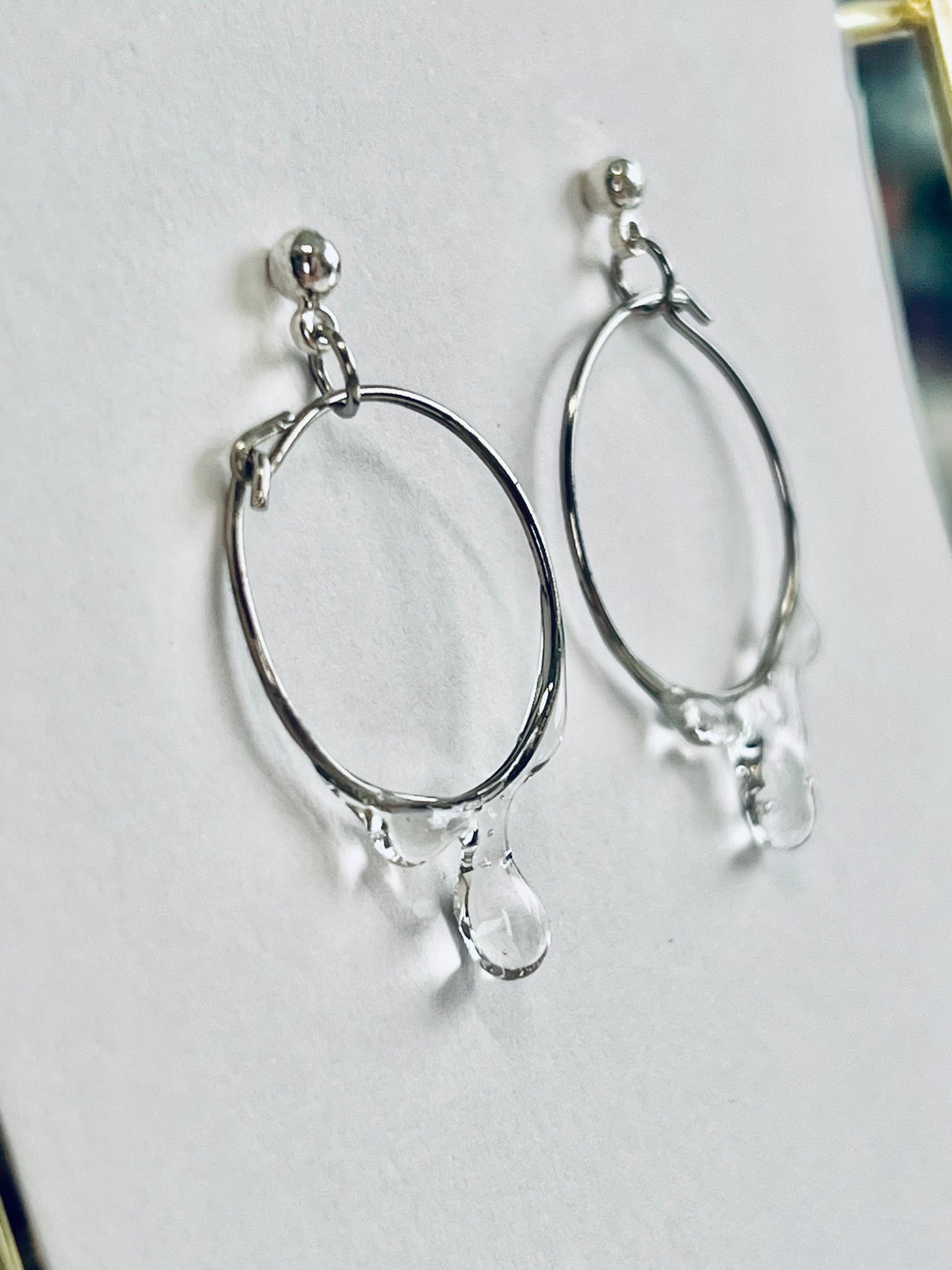 Be water-Water Drop earrings 水滴造型耳環