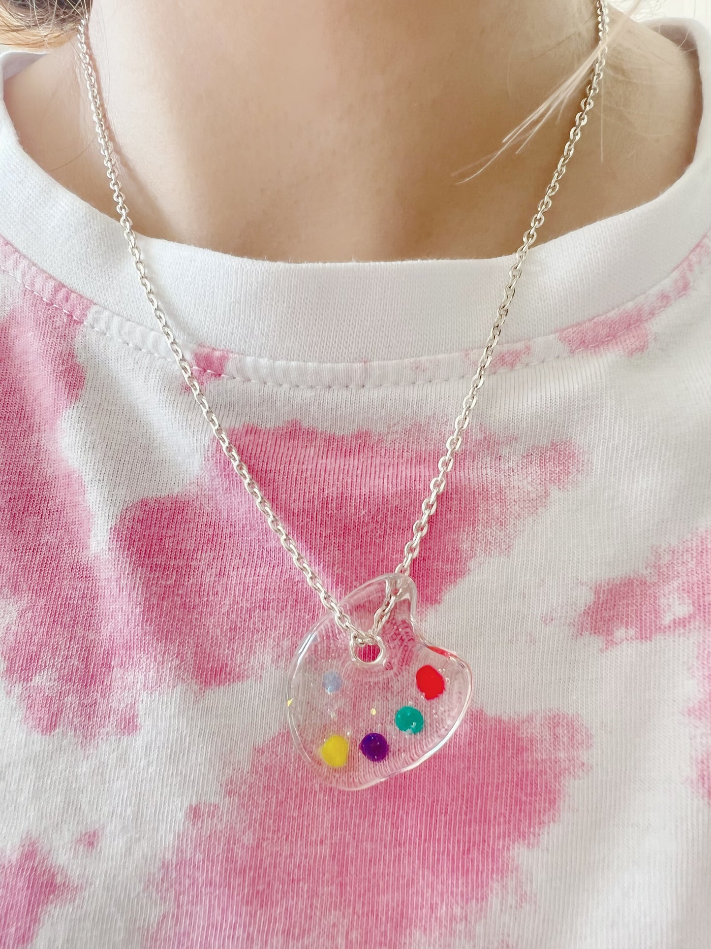 Paint board necklaces