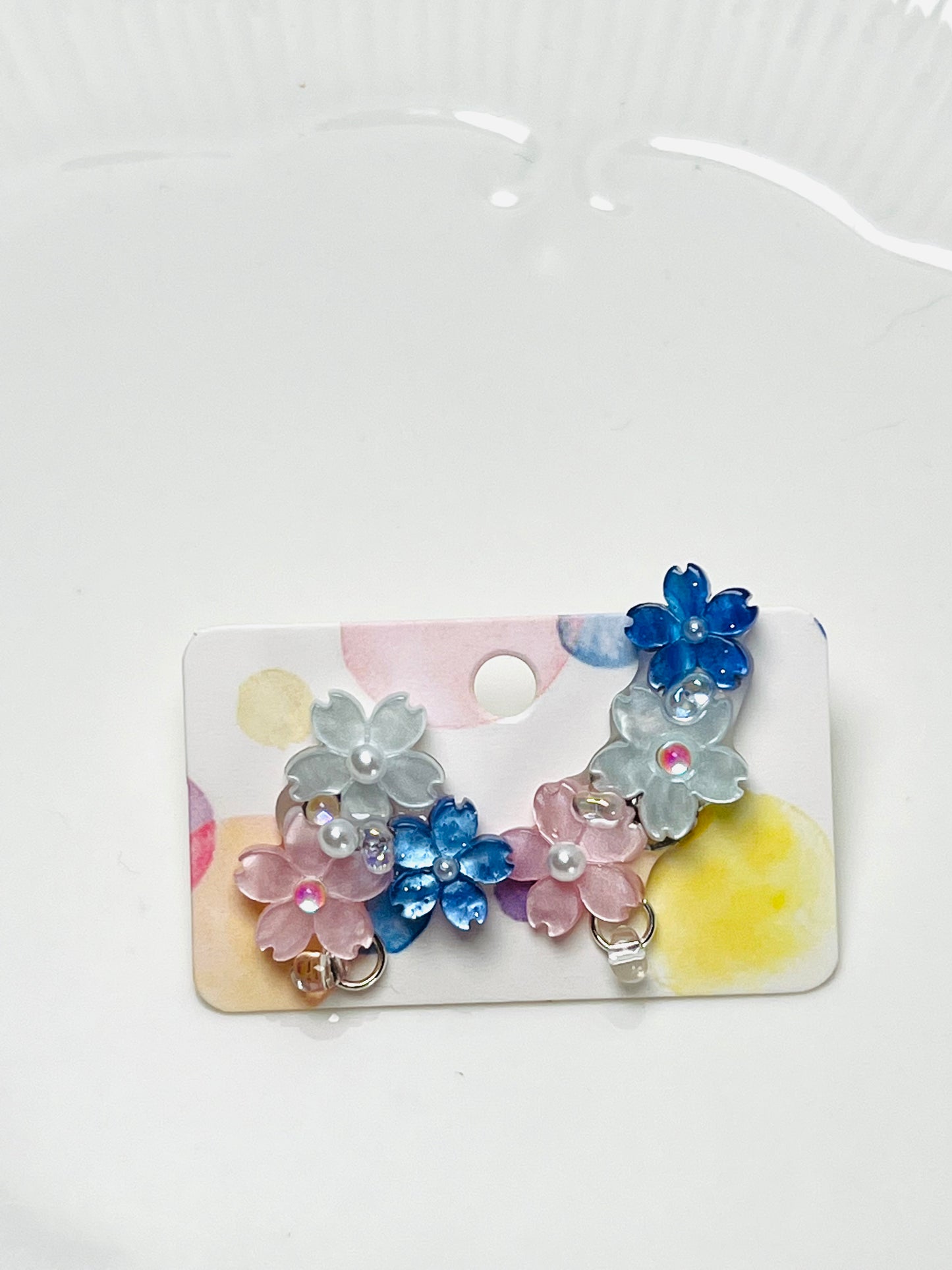 Colourful Sakura earrings