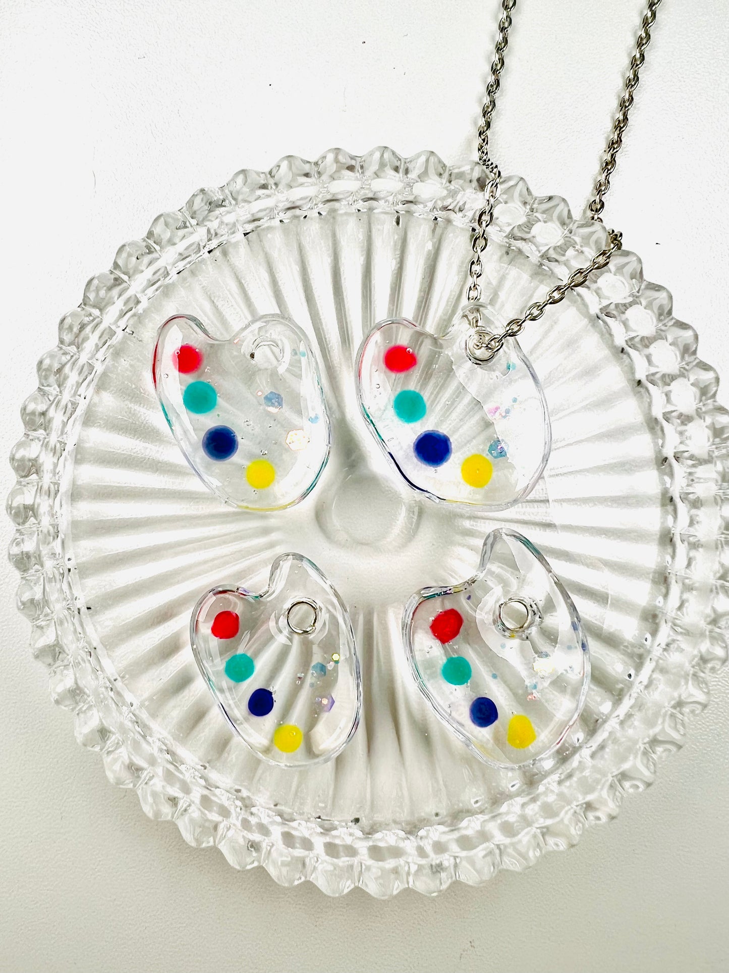 Paint board necklaces