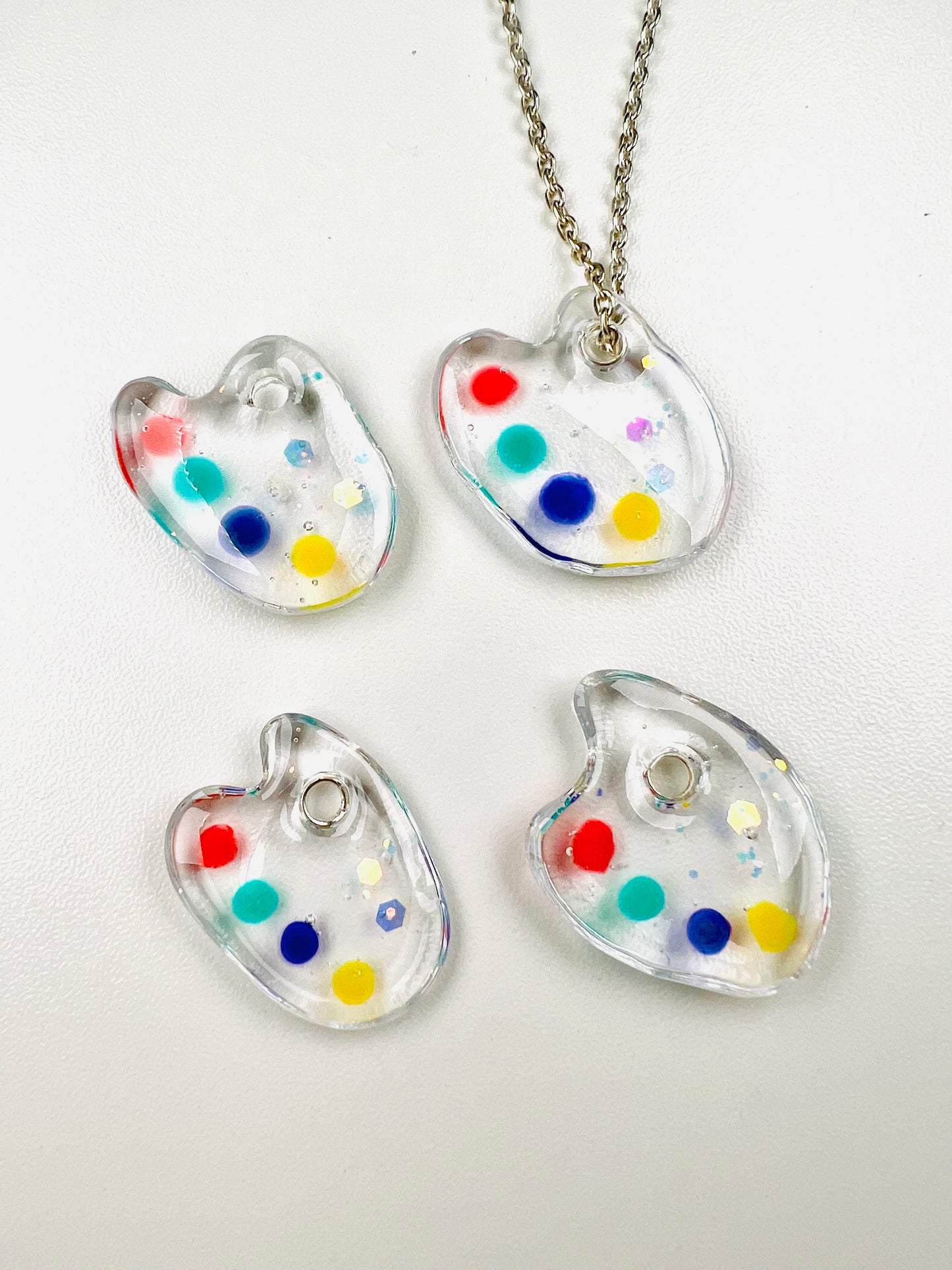 Paint board necklaces